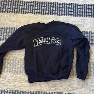 Sporty and Rich Wellness Navy Blue crew